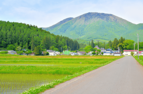 信濃町大井風景